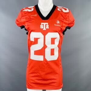 NO BRAND Size S Red Black Polyester Athletic Jersey T-shirt